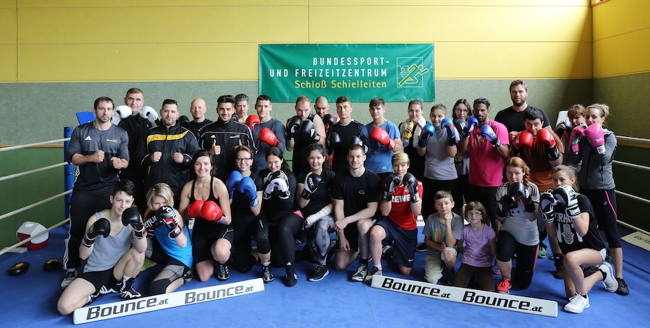 Boxing Camp Schielleiten 2016 Gruppenfoto Teilnehmer