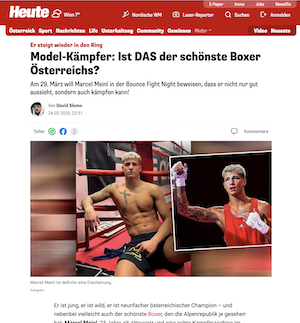 heute.at: Model-Kämpfer: Ist DAS der schönste Boxer Österreichs?
