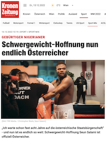 Krone.at: Schwergewicht-Hoffnung nun endlich Österreicher