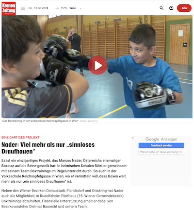 krone.at: Nader: Mehr als nur sinnloses Draufhauen