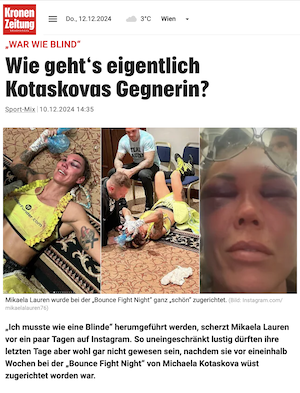 krone.at: Wie geht's eigentlich Kotaskovas Gegnerin