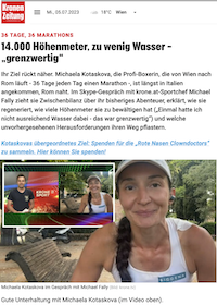 Krone: 14.000 Höhenmeter, zu wenig Wasser - „grenzwertig“