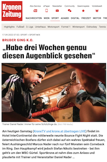 Krone online: Habe 3 Wochen diesen Augenblick gesehen