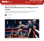 heute.at: Wiener Box-Weltmeisterin vor Mega-Duell in London