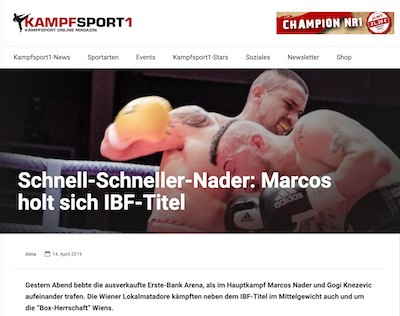 Kampfsport1.at: Schnell-schneller-Nader
