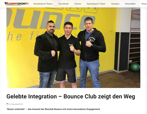 kampfsport1.at: Gelebte Integration – Bounce Club zeigt den Weg