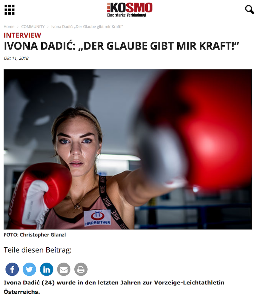 Kosmo: Leichtathletik trifft Boxen: Ivona Dadic trainiert mit Marcos Nader 
